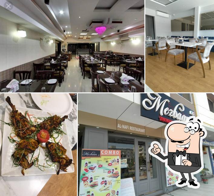 The interior of Mezbaan Pizza & Grill The Multi Cuisine Family Restaurant