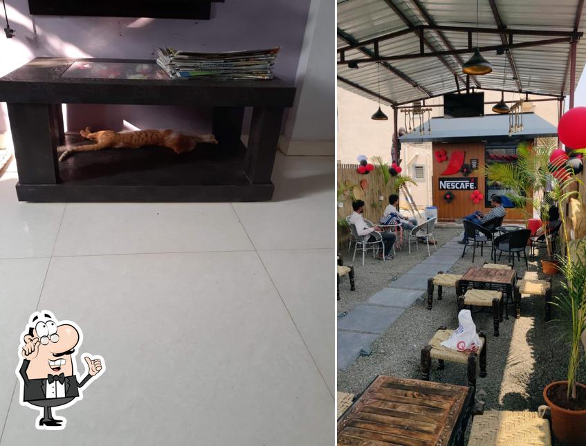 Take a seat at one of the tables at Nescafe Coffee House, Life Republic Township