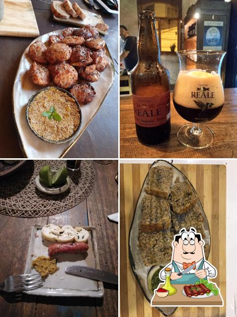Escolha refeições de carne no Galpão do Alemão Cervejaria Reale - Restaurante