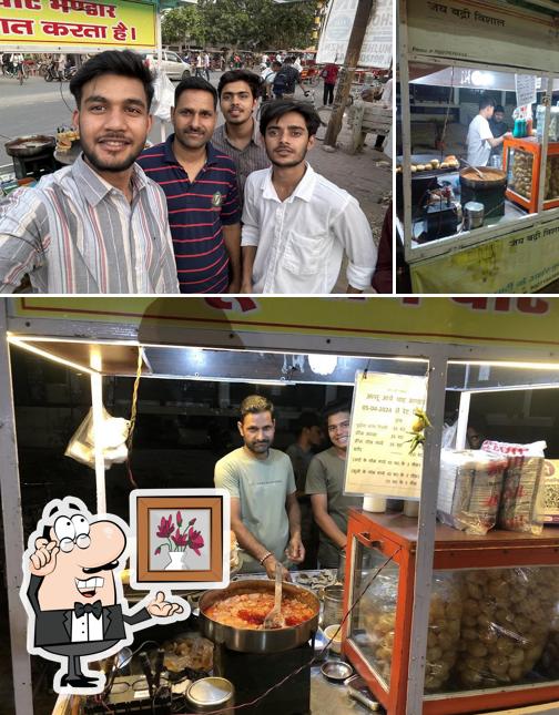 Take a look at the image displaying interior and exterior at Annu Arya chat Bhandar
