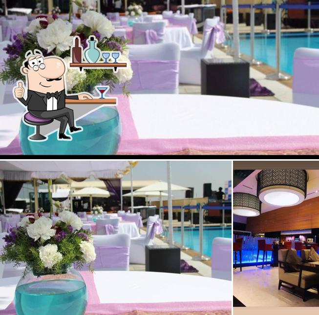 The interior of Bar Code - Novotel