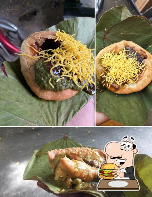 Order a burger at Bombay Lassi