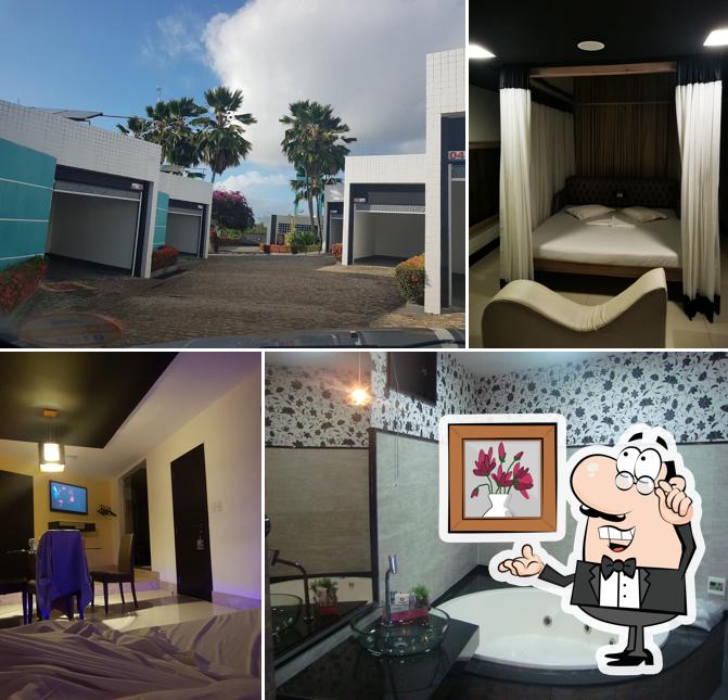 O interior do Francese Motel