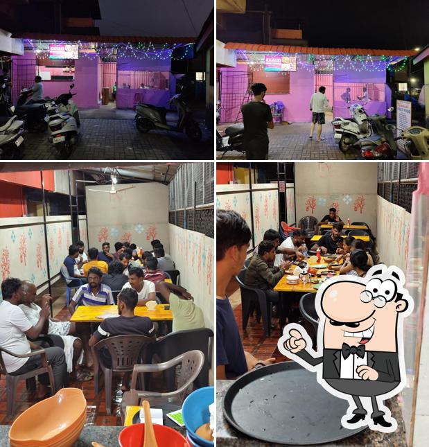The restaurant's exterior and interior