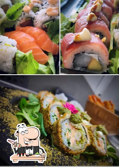Prenditi le diverse opzioni di sushi