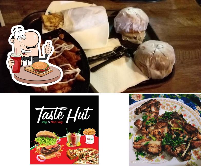 Get a burger at Taste Hut