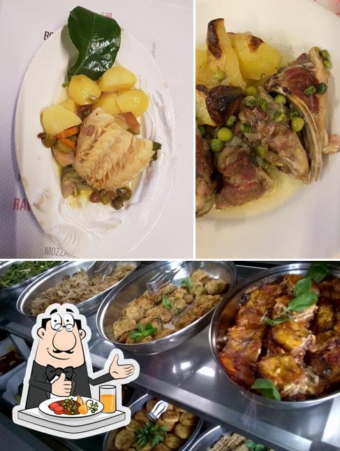 Platti al Trattoria L'abbuffata
