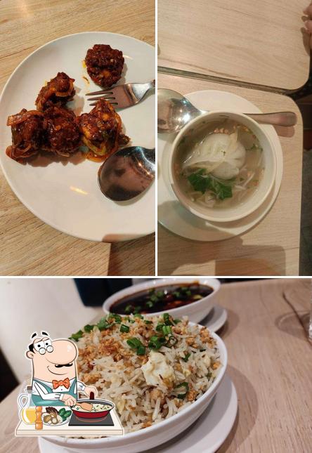 Fried rice at UNA Cafe