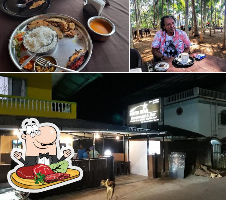 Get meat meals at South Star Bar & Restaurant