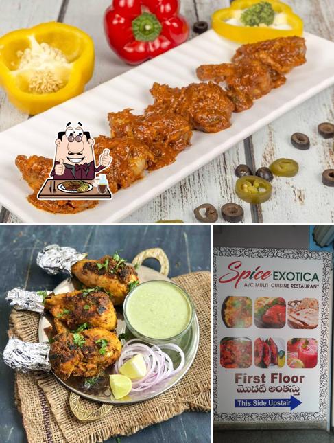 Spice Exotica Multi Cuisine Restaurant serves meat dishes