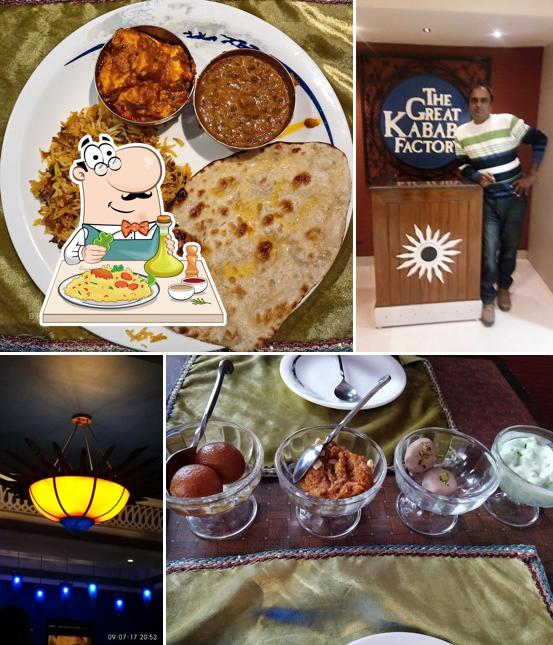 Food at The Great Kabab Factory