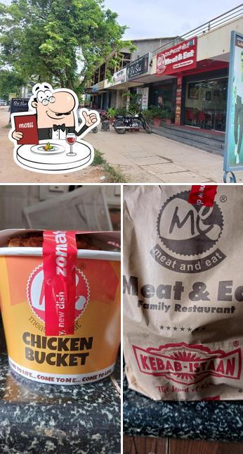 The picture of Meat and Eat’s food and exterior