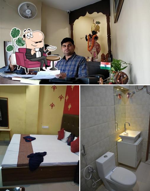 The interior of Atithi Hotel