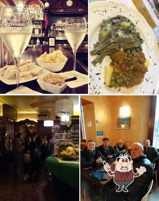 La immagine della cibo e interni di Cafè Central