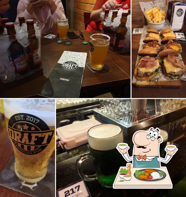 Platos en Draft American Pub