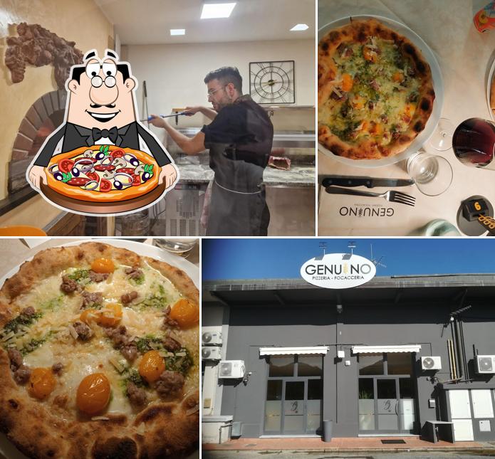 A Genuino Pizzeria Focacceria, puoi assaggiare una bella pizza
