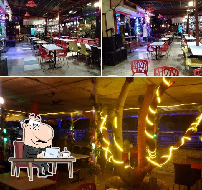 The interior of Lezeros Restaurant and Bar