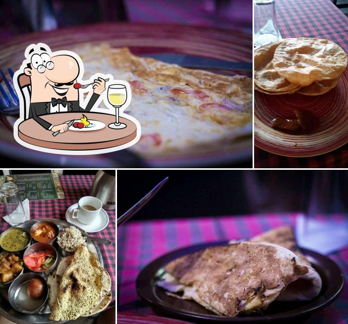 Food at Lucky Restaurant