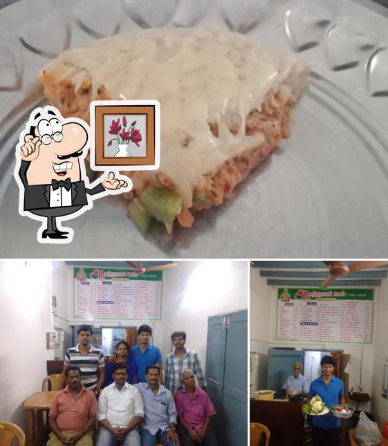 Among various things one can find interior and food at ANANTHA NAAYAGI HOTEL