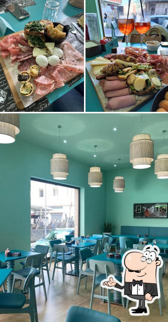 Gli interni di Homemade cafè bistrot