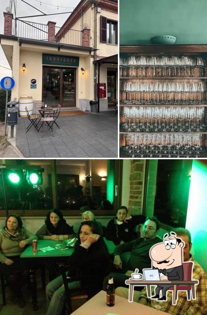 Gli interni di I Bugianen Trattoria Astigiana