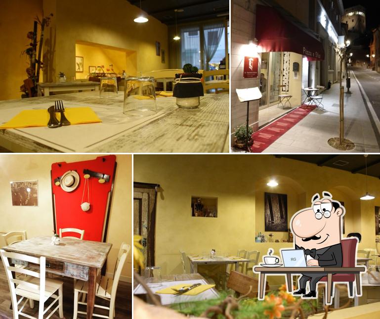 Gli interni di La Sgranocchiosa Osteria & Pizza