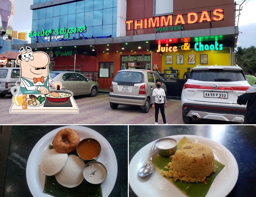 Fried rice at Thimmadas Restaurant