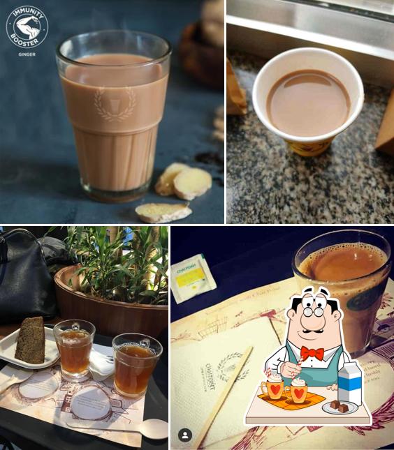 Enjoy a beverage at India Chai Brigade Road