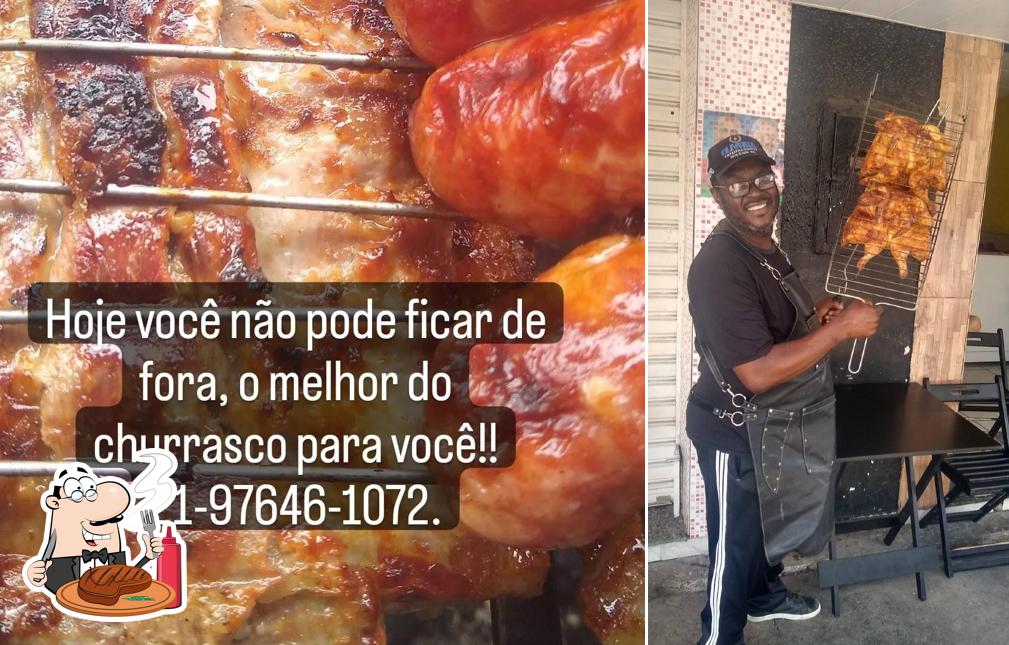 Pratos de carne são servidos no Império Da Vila