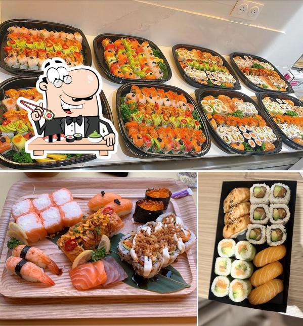 A FUSI SUSHI, vous pouvez commander des sushis