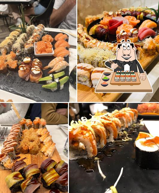 Prenditi le diverse opzioni di sushi