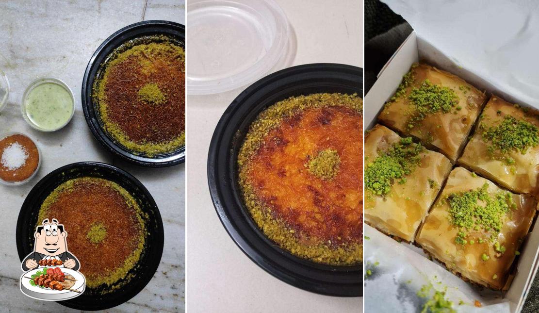 Creme brulee at Bakhlavaji