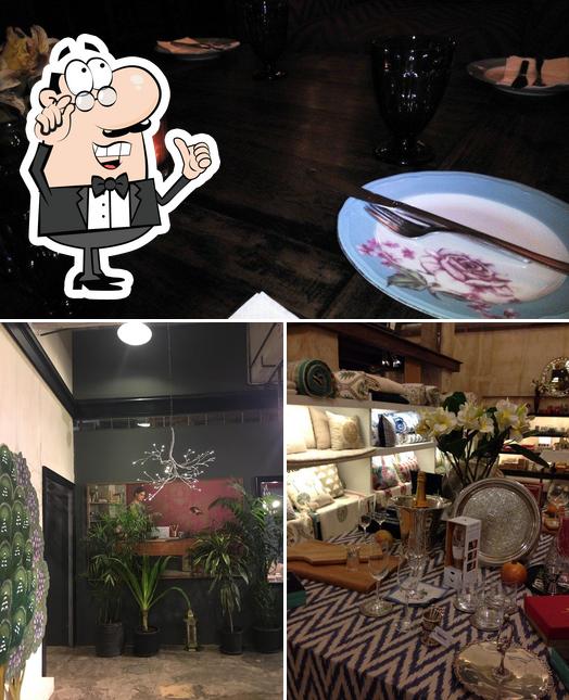 The interior of Good Earth