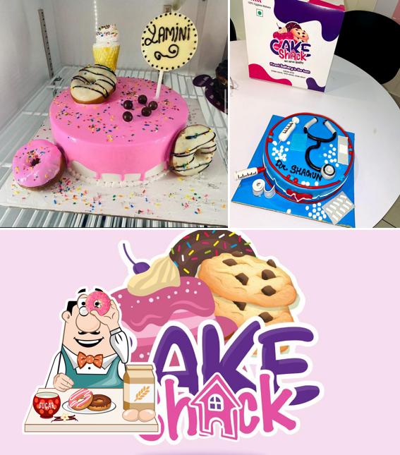 Cake Shack offers a variety of sweet dishes