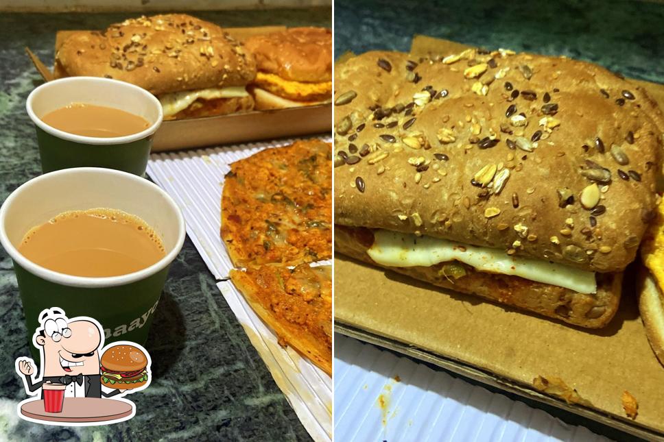 Get a burger at Chaayos Cafe - Community Center, Saket