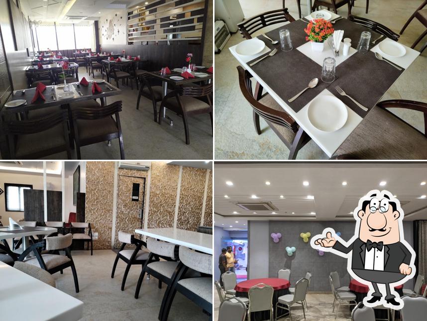 The interior of Indiana's Red Velvet Veg Restaurant