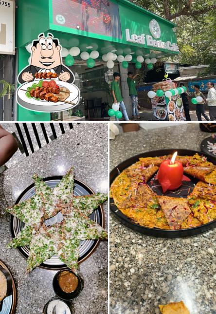 Food at Leaf Beats Cafe - Dosa - Chart - Burger - Pizza - Sandwiches - Ice Gola
