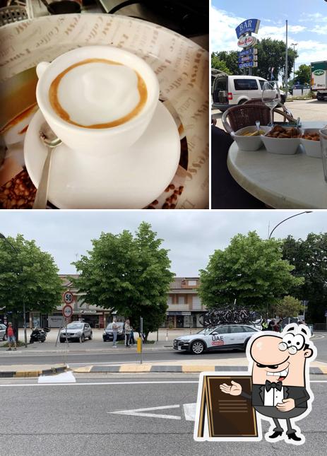 Tra le diverse cose da Bar Hotel Caprice si possono trovare la esterno e bevanda
