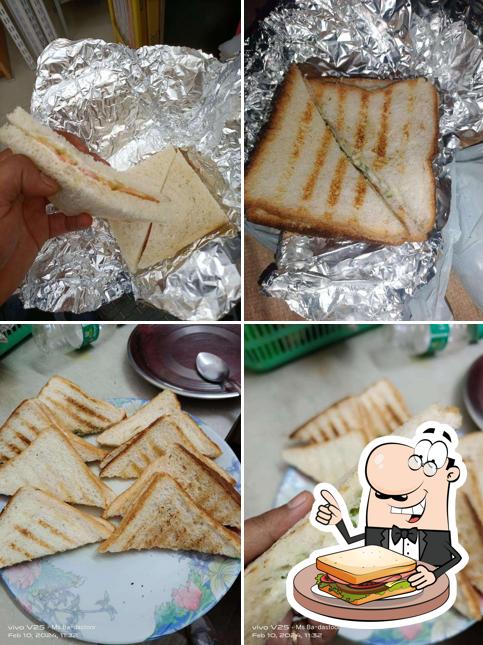 Grilled cheese sandwich at Green chilly restaurant