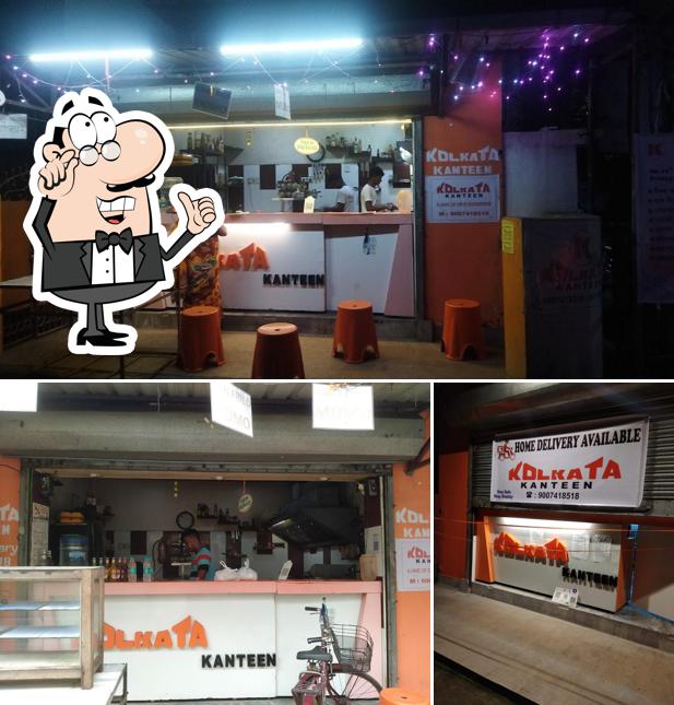The interior of Kolkata Kanteen
