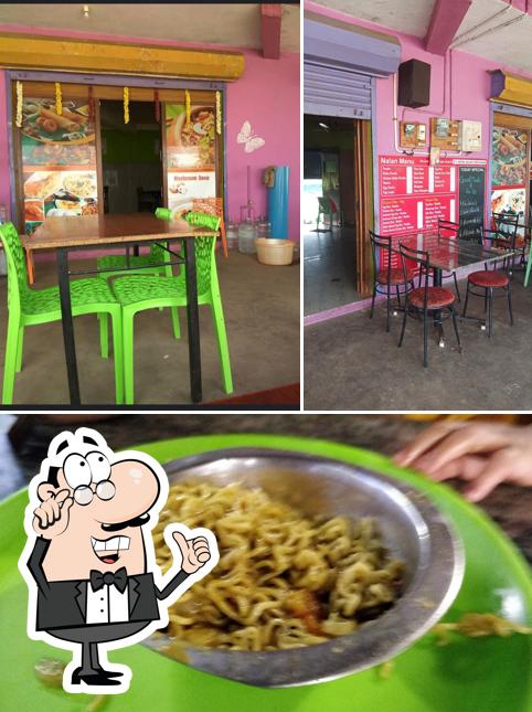 This is the image displaying interior and food at Nalan catering & events
