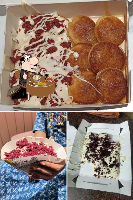 Food at The Mini Pancake Shop