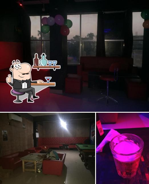 This is the photo showing interior and food at Zubuhu Sports Restro-Lounge