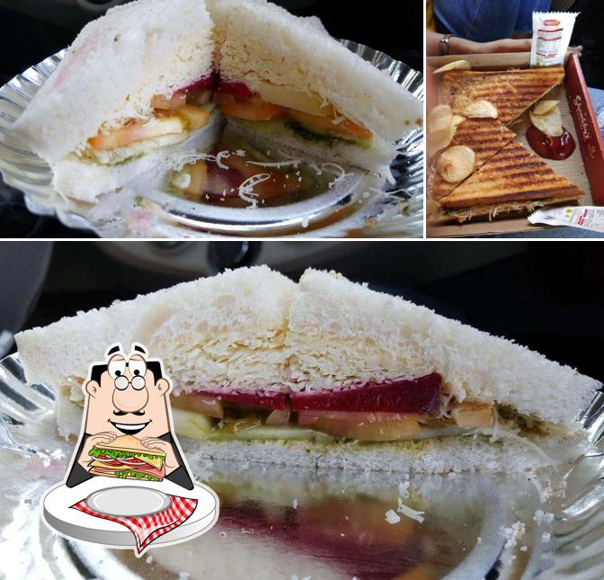 Shambhu's Coffee Bar serves sandwiches and other lunch meals