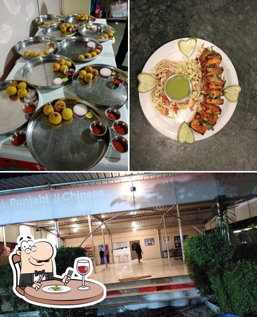 The image of food and exterior at Shree Akshar Garden Restaurant