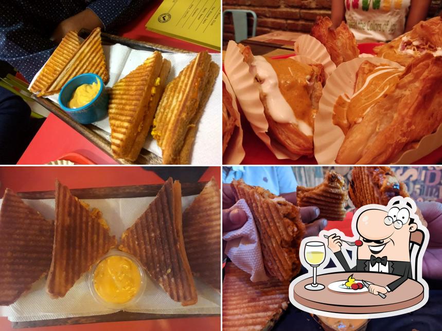 Food at The Pizza Club