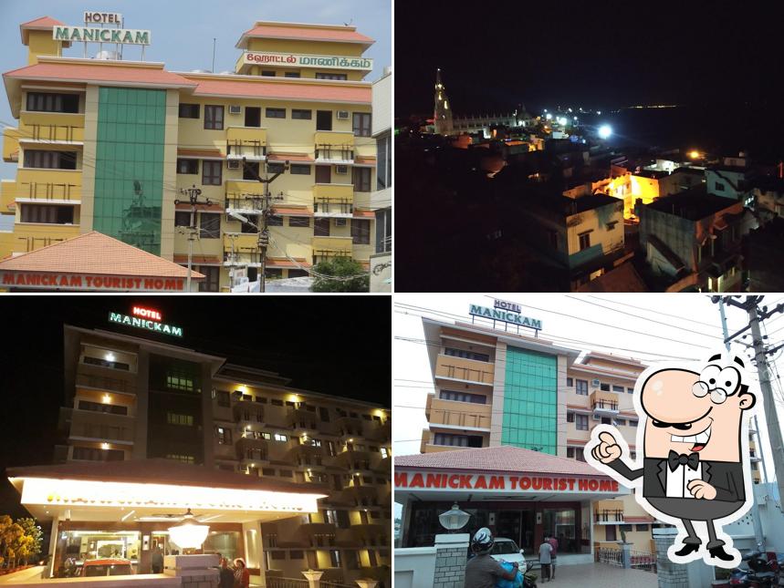 The exterior of Manickam Tourist Home