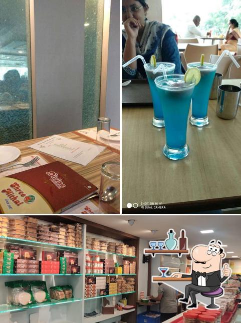 The interior of Shree Mithai