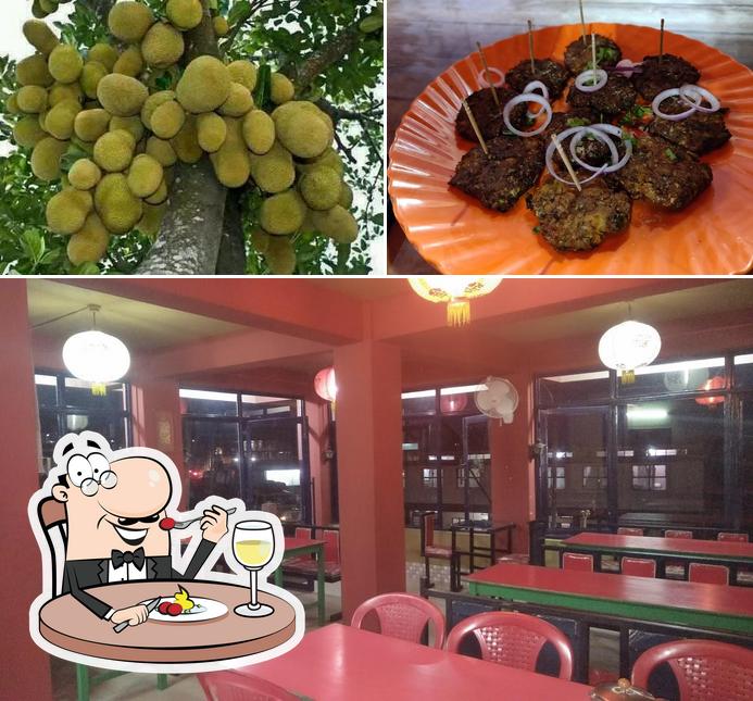 Check out the photo depicting food and interior at Avron Restaurant & Lodging