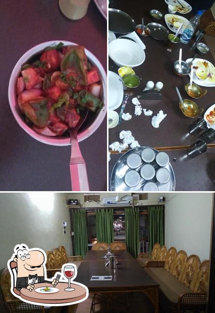 The picture of food and interior at CELEBRATION Restaurant
